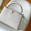 Louis Vuitton Bags Original SingleCOW LEATHERM59882 M42259 White Medium Capucines BB Handbag Made Of Imported Calf c2bctlu2
