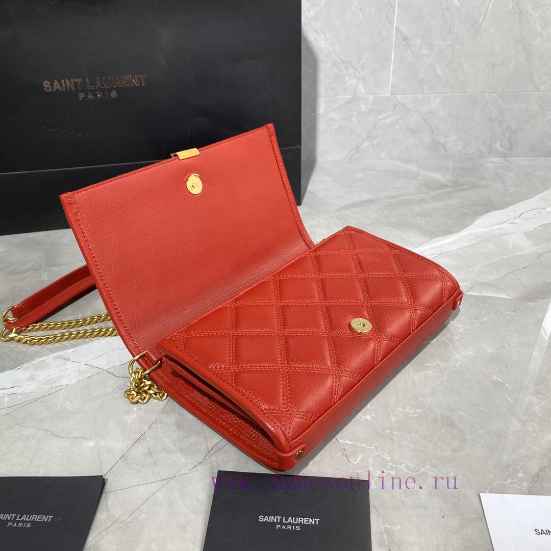 Yves Saint Laurent Bags Becky diamond stitched lambskin chain bagAbsolutely right, it belongs to the "One Eye Love" qcjayy2f - Image 8