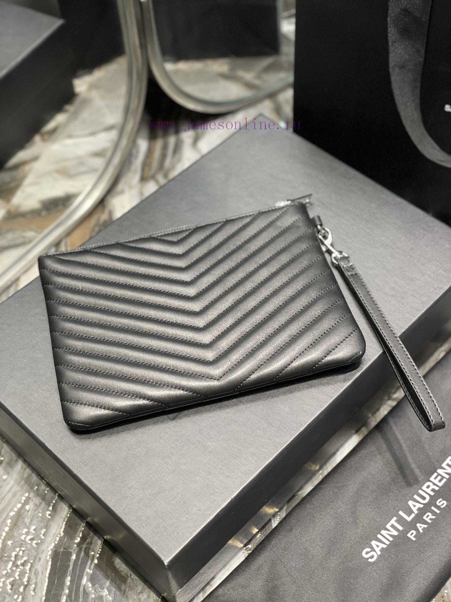 Yves Saint Laurent Bags 𝑴𝒐𝒏𝒐𝒈𝒓𝒂𝒎 Jacquard splicing file handbag, made of original calf leather satin lining, top zip 54f4aciv - Image 10