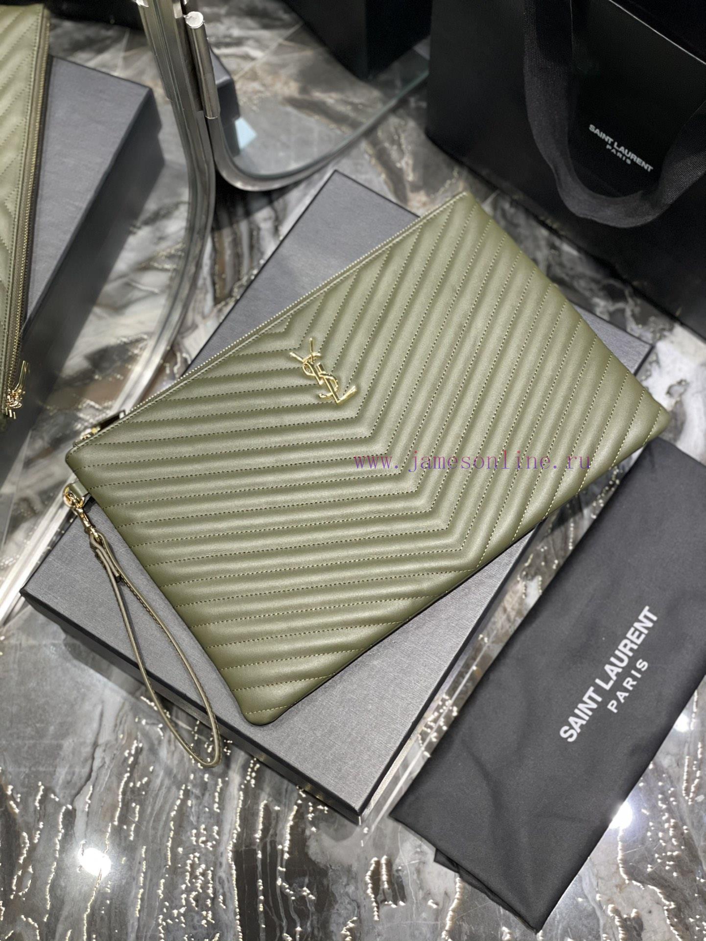 Yves Saint Laurent Bags 𝑴𝒐𝒏𝒐𝒈𝒓𝒂𝒎 Jacquard splicing file handbag, made of original calf leather satin lining, top zip 8dzy8fvk