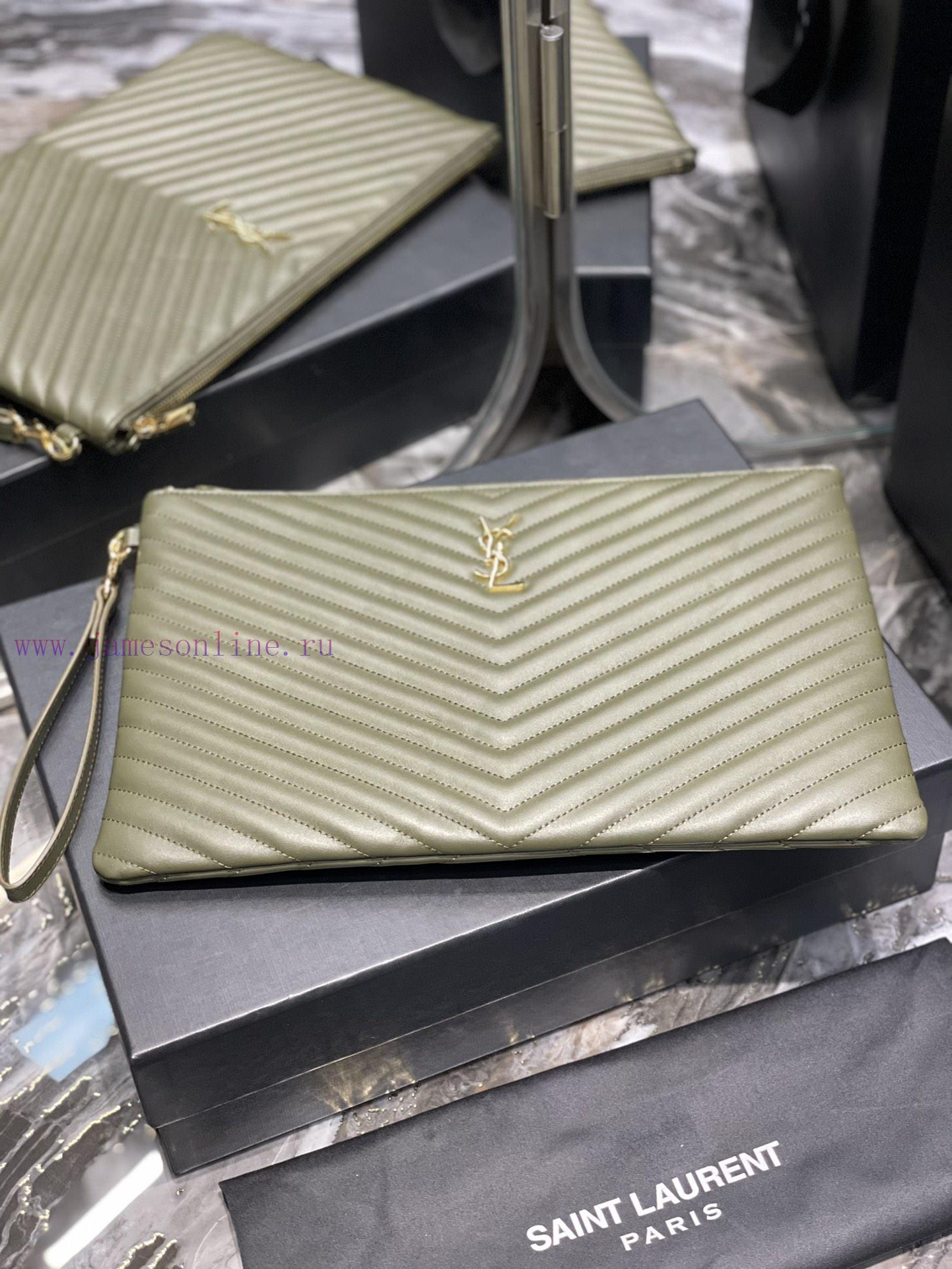 Yves Saint Laurent Bags 𝑴𝒐𝒏𝒐𝒈𝒓𝒂𝒎 Jacquard splicing file handbag, made of original calf leather satin lining, top zip 8dzy8fvk - Image 4