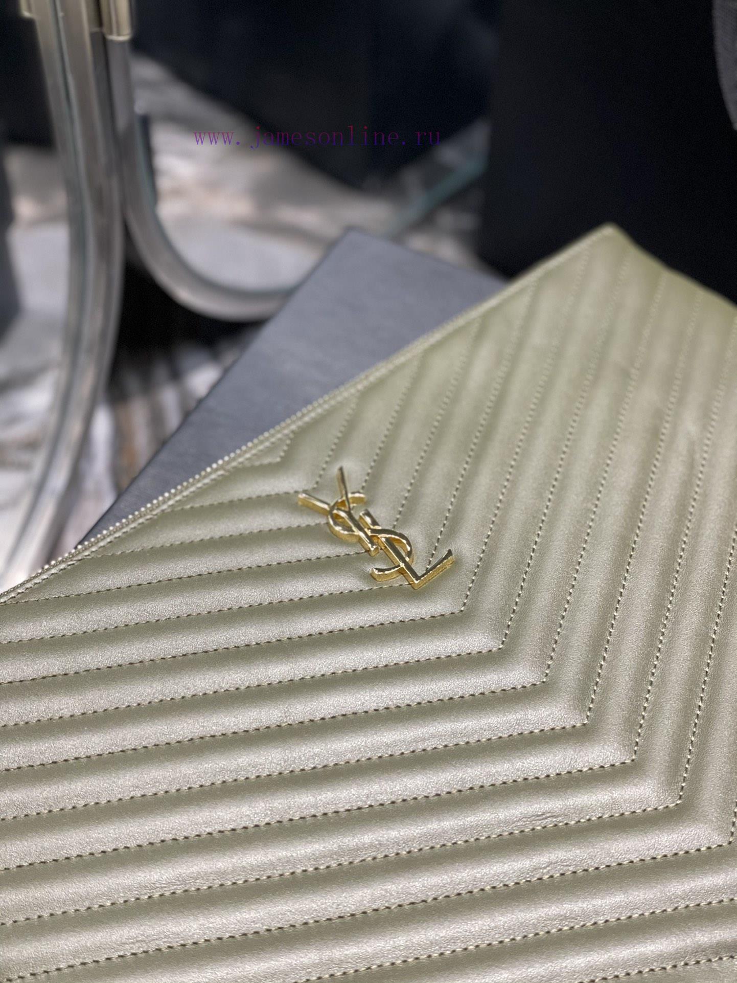 Yves Saint Laurent Bags 𝑴𝒐𝒏𝒐𝒈𝒓𝒂𝒎 Jacquard splicing file handbag, made of original calf leather satin lining, top zip 8dzy8fvk - Image 5