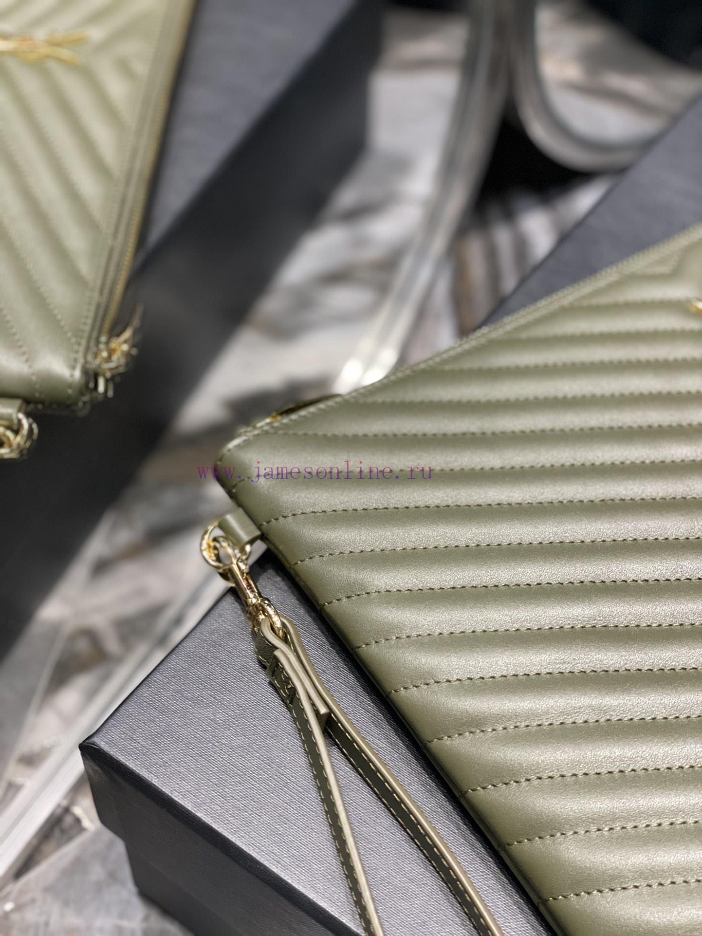 Yves Saint Laurent Bags 𝑴𝒐𝒏𝒐𝒈𝒓𝒂𝒎 Jacquard splicing file handbag, made of original calf leather satin lining, top zip 8dzy8fvk - Image 6
