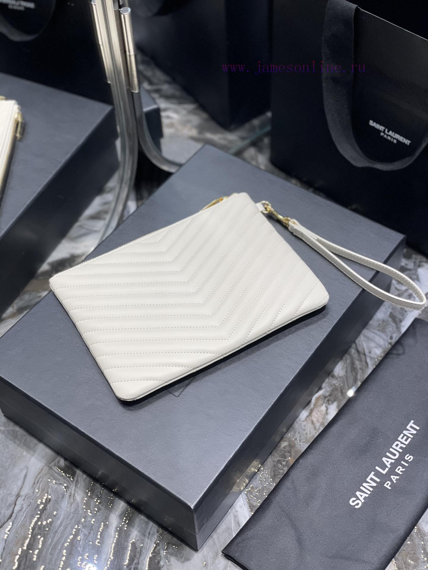 Yves Saint Laurent Bags 𝑴𝒐𝒏𝒐𝒈𝒓𝒂𝒎 Jacquard splicing file handbag, made of original calf leather satin lining, top zip pi6utbay - Image 10