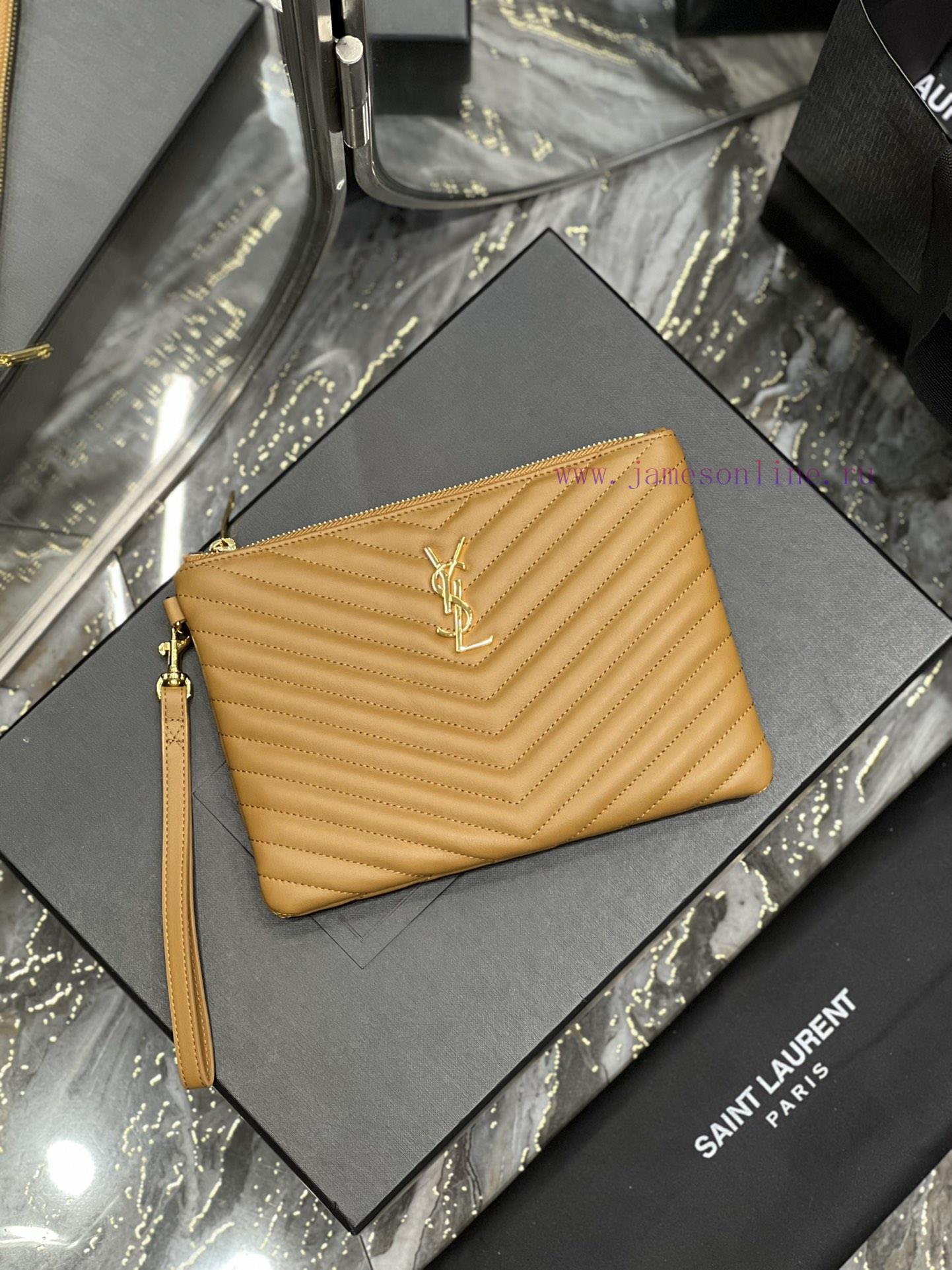Yves Saint Laurent Bags 𝑴𝒐𝒏𝒐𝒈𝒓𝒂𝒎 Jacquard splicing file handbag, made of original calf leather satin lining, top zip l0c63nor - Image 2