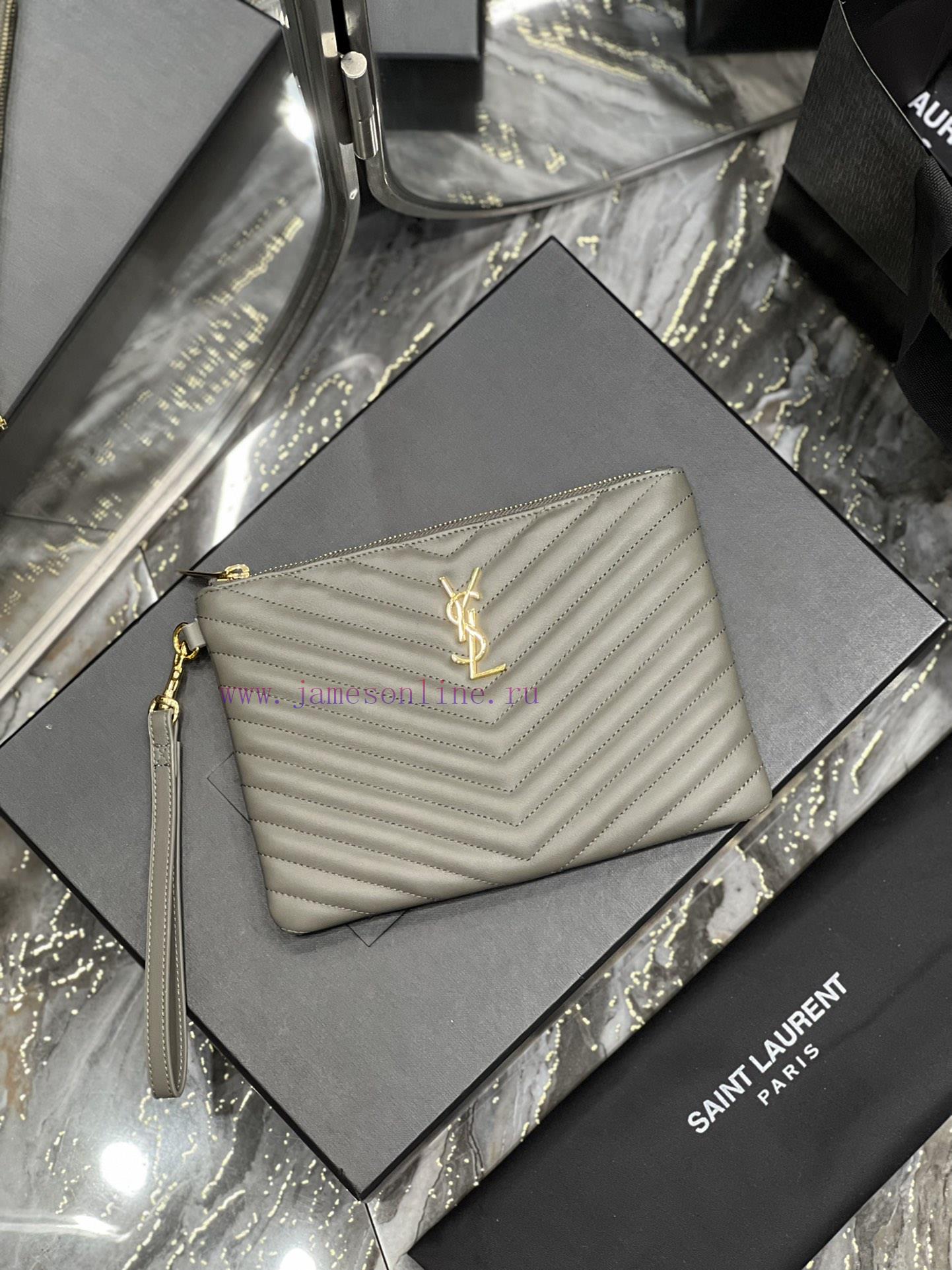 Yves Saint Laurent Bags 𝑴𝒐𝒏𝒐𝒈𝒓𝒂𝒎 Jacquard splicing file handbag, made of original calf leather satin lining, top zip l7bj1y5m