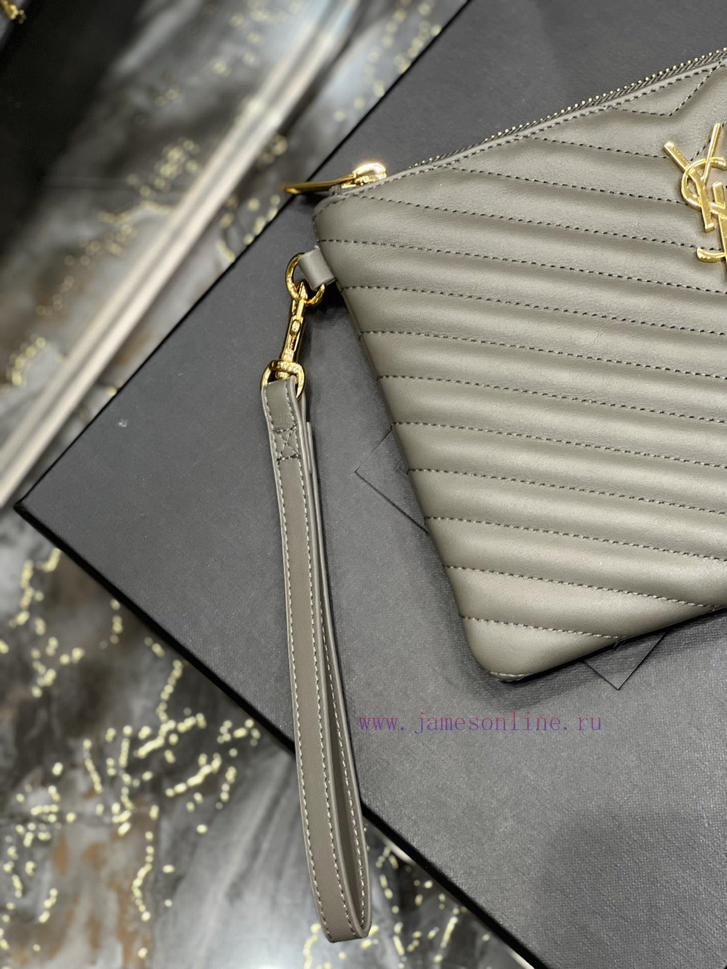 Yves Saint Laurent Bags 𝑴𝒐𝒏𝒐𝒈𝒓𝒂𝒎 Jacquard splicing file handbag, made of original calf leather satin lining, top zip l7bj1y5m - Image 4