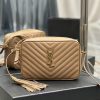 Yves Saint Laurent Bags NewLou Camera Bag _ Caramel Gold BuckleTop level imported Italian cowhide camera bag. Hong K 0e8xvmh1