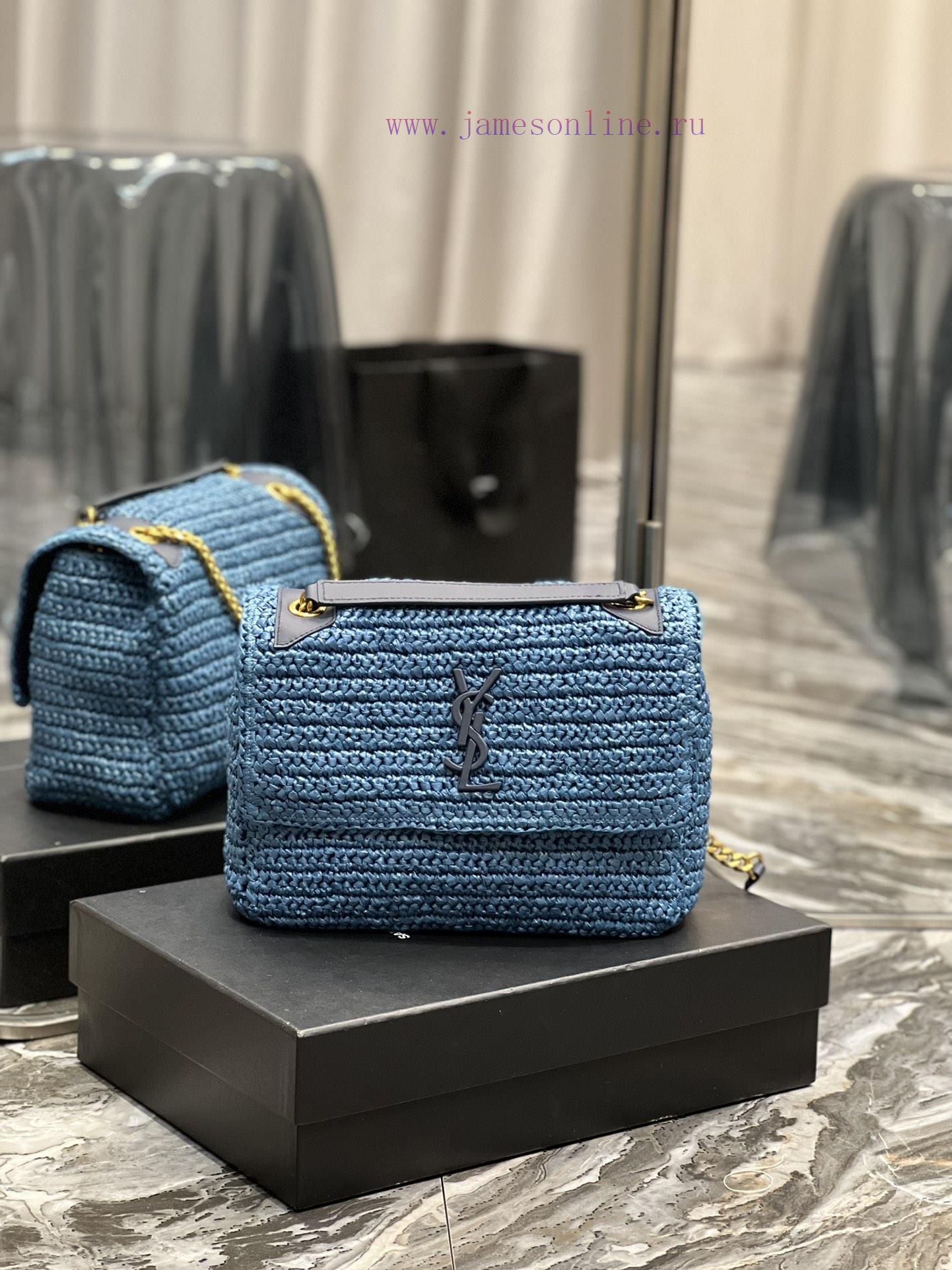 Yves Saint Laurent Bags Quick drop of woven bagsNiki woven bag to la~Full of artistic atmosphere, the Lafite grass w 8doyznpr - Image 2
