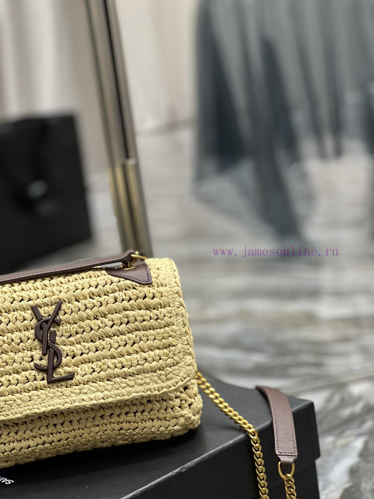 Yves Saint Laurent Bags Quick drop of woven bagsNiki woven bag to la~Full of artistic atmosphere, the Lafite grass w j4il56tn - Image 4