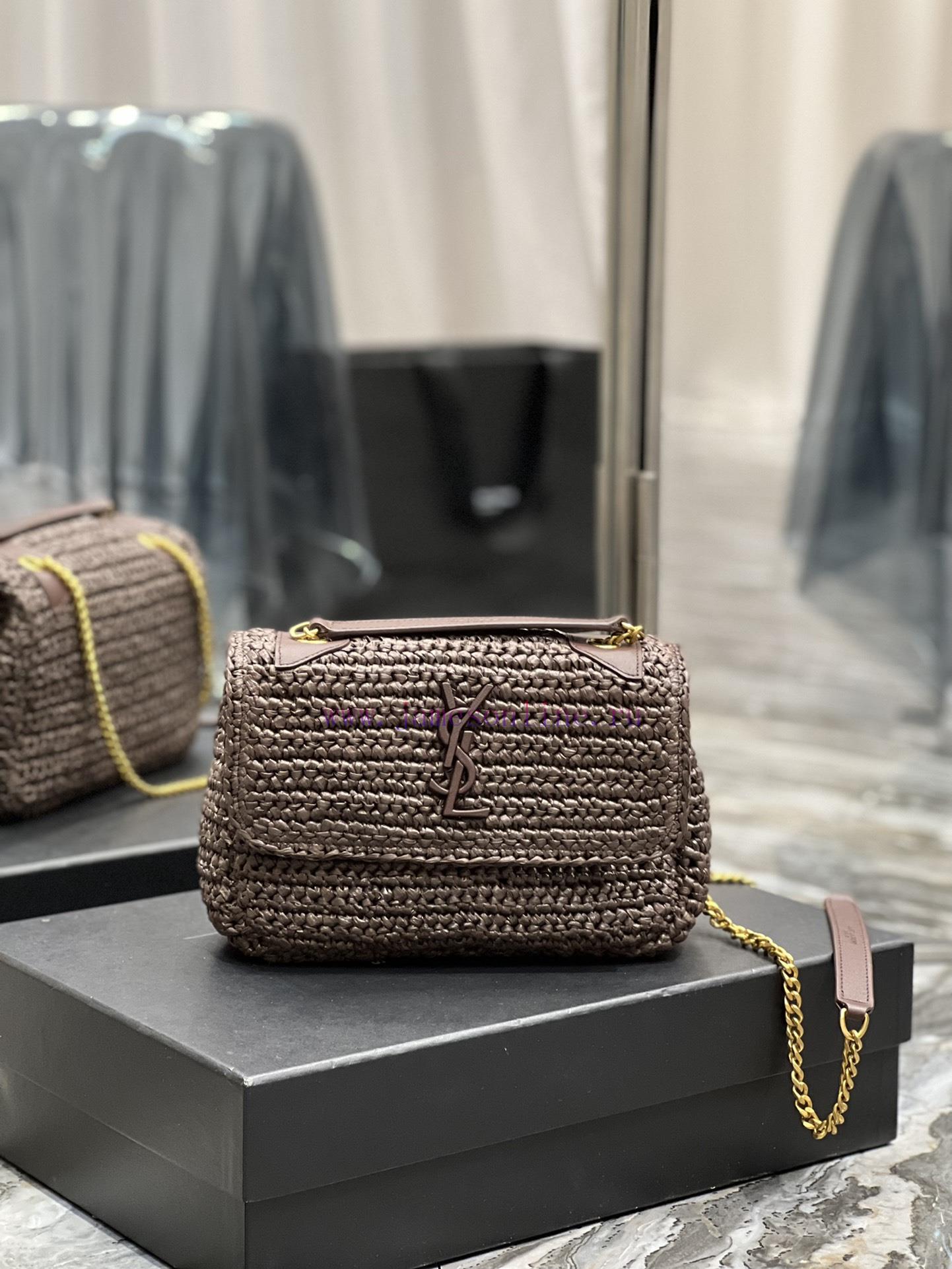 Yves Saint Laurent Bags Quick drop of woven bagsNiki woven bag to la~Full of artistic atmosphere, the Lafite grass w mgdhjcj2 - Image 2