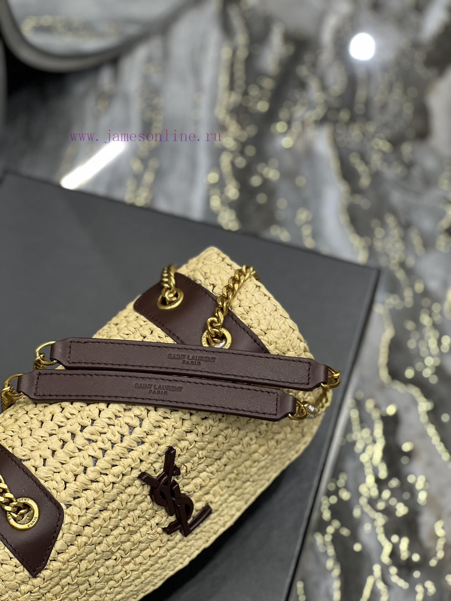 Yves Saint Laurent Bags Quick drop of woven bagsNiki woven bag to la~Full of artistic atmosphere, the Lafite grass w j4il56tn - Image 5