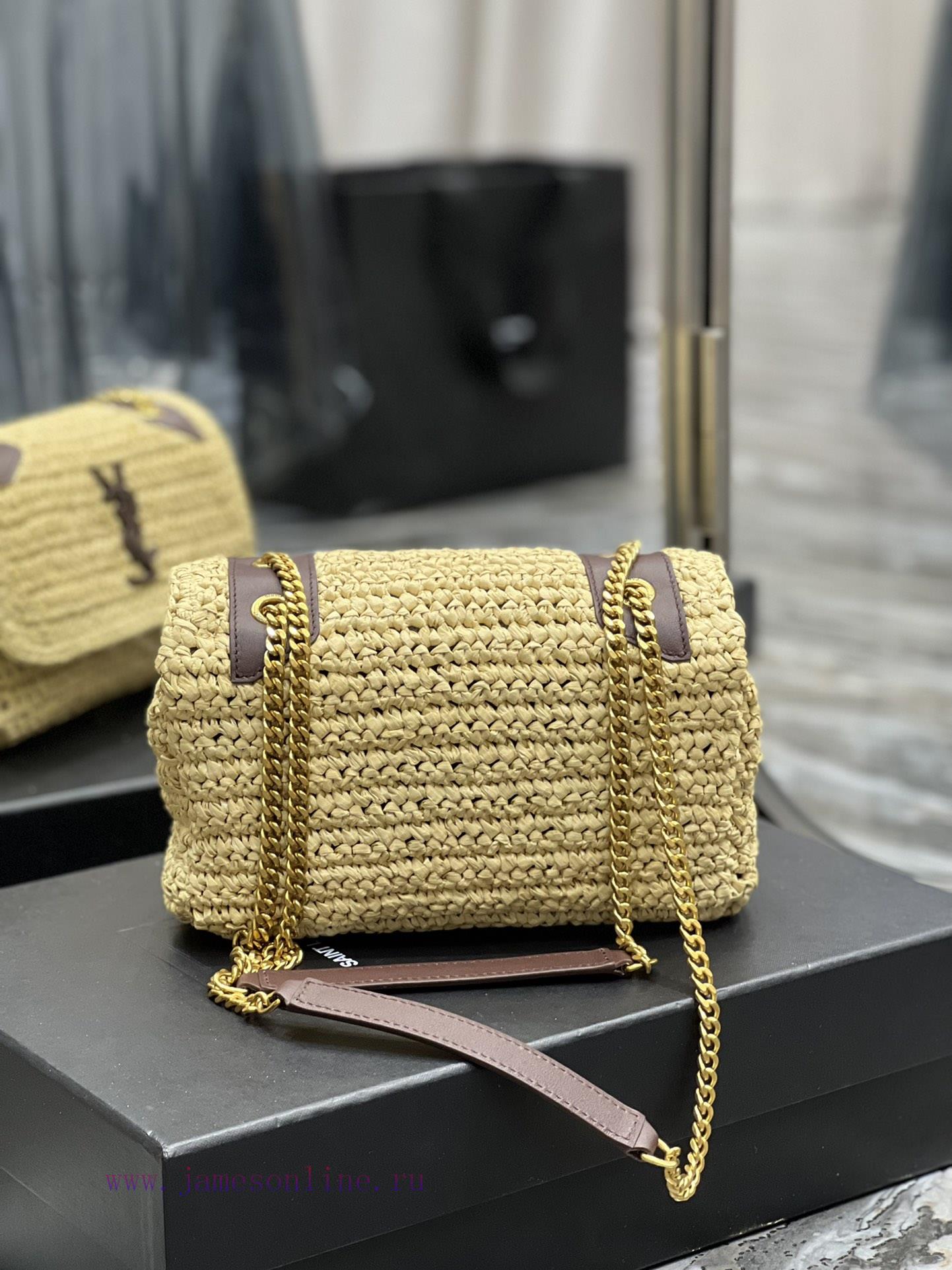 Yves Saint Laurent Bags Quick drop of woven bagsNiki woven bag to la~Full of artistic atmosphere, the Lafite grass w j4il56tn - Image 7