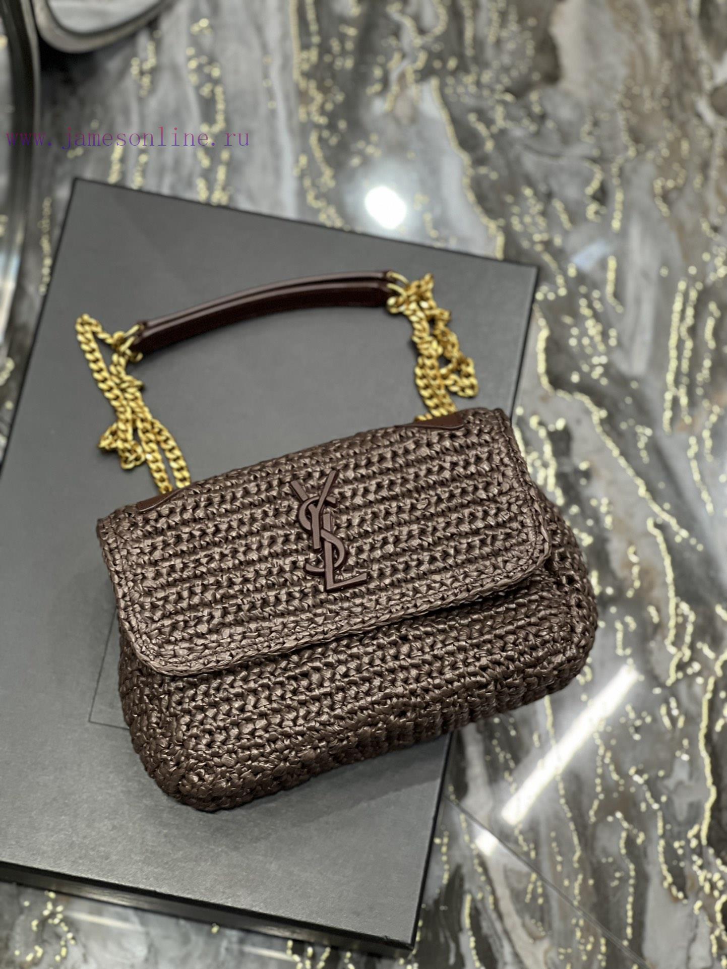 Yves Saint Laurent Bags Quick drop of woven bagsNiki woven bag to la~Full of artistic atmosphere, the Lafite grass w mgdhjcj2 - Image 8