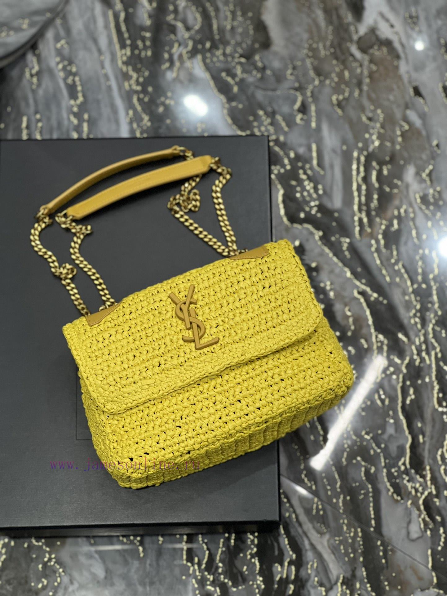 Yves Saint Laurent Bags Quick drop of woven bagsNiki woven bag to la~Full of artistic atmosphere, the Lafite grass w t0ugf4nz - Image 8