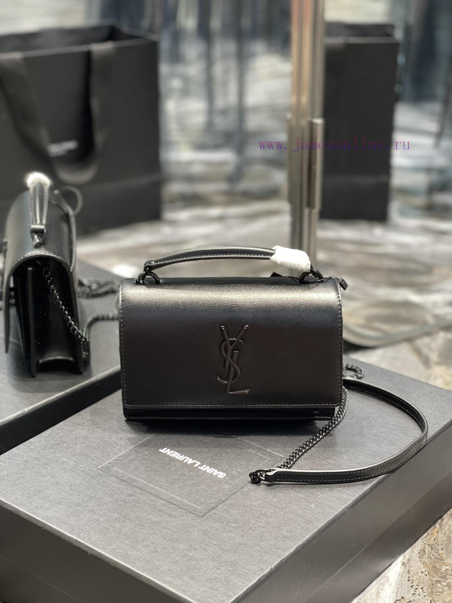 Yves Saint Laurent Bags 𝑺𝒖𝒏𝒔𝒆𝒕 𝑾𝒐𝒄 Black buckle toothpick pattern_Here comes the new sunset bag with toothpick patt mxveckfl