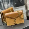 Yves Saint Laurent Bags CASSANDRA Matte Series_Italian gold buckle cowhide paired with frosted leather, decorated wi d5xcnrfj