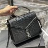 Yves Saint Laurent Bags 𝑪𝑨𝑺𝑺𝑨𝑵𝑫𝑹𝑨 _ briefcaseImported cowhide from Italy, paired with high-end crocodile embossed pa 754e4c18