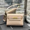 Yves Saint Laurent Bags 𝙈𝙖𝙣𝙝𝙖𝙩𝙖𝙣𝟮𝟰𝙘𝙢 Naked Pink_Synchronized with the new Manhattan baguette bag, small size 24cm, n 4dbrn102