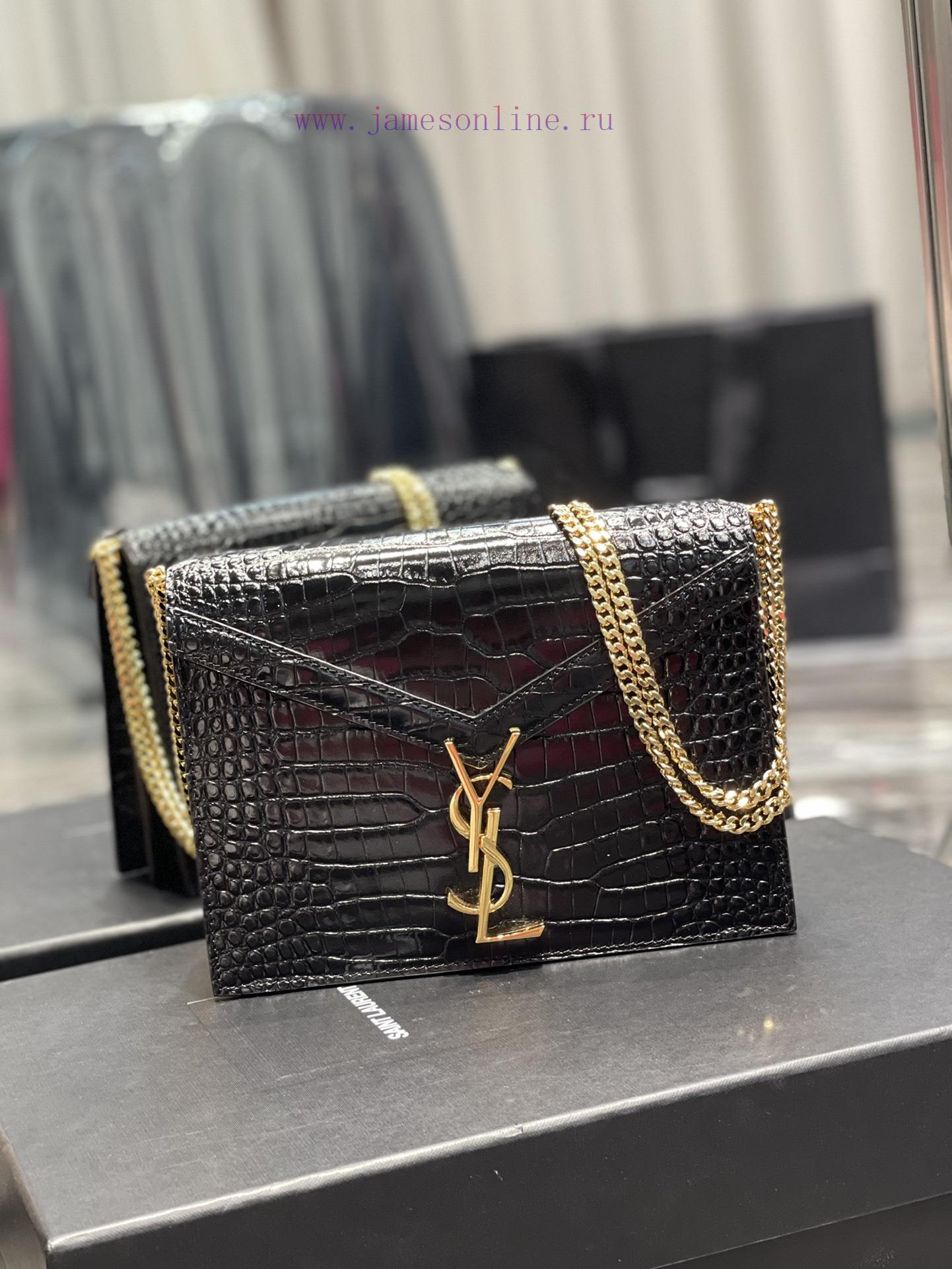 Yves Saint Laurent Bags 𝑪𝑨𝑺𝑺𝑨𝑵𝑫𝑹𝑨 _ Crocodile patterned cowhideThe latest synchronized CASSANDRA Italian imported cr rbeqi8lr