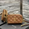 Yves Saint Laurent Bags The latest BECKY diamond stitched double zipper clutch is made of delicate original sheepski dfbpvwmv