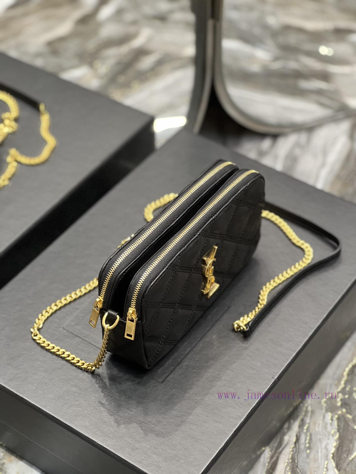 Yves Saint Laurent Bags The latest BECKY diamond stitched double zipper clutch is made of delicate original sheepski dfbtg93u - Image 6