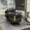 Yves Saint Laurent Bags NEW black gold buckle patent leather_Y Home launches a new saddle shaped bag 𝑲𝒂𝒊𝒂, with a ro mr5jznxq