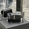 Yves Saint Laurent Bags Sunset_19cmBlack silver buckleThe unbeatable classic toothpick patterned sunset bag has been 4pyfnqrq