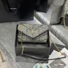 Yves Saint Laurent Bags Loulou Puffer hung up _ 23cmBlack shoulder strap_Don't be fooled by this series of denim bag wrti8kur