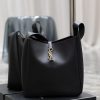 Yves Saint Laurent Bags Original orderLE 5A ̀ 7_ Large Smooth Leather Soft Handbag Large, Korean Star Same Style Hob i2n9uz51