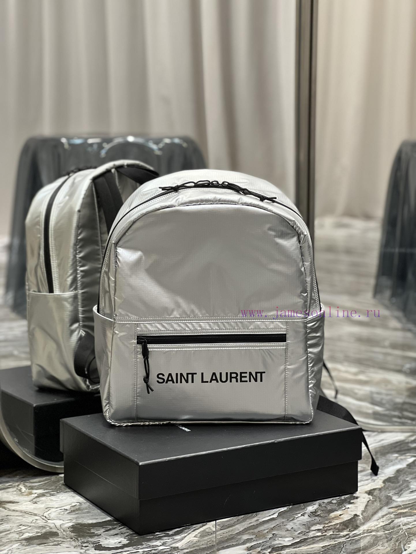 Yves Saint Laurent Bags Nylon backpack bagWear resistant and durable polished nylon fabric, lightweight and fashiona zlawuz2p - Image 2