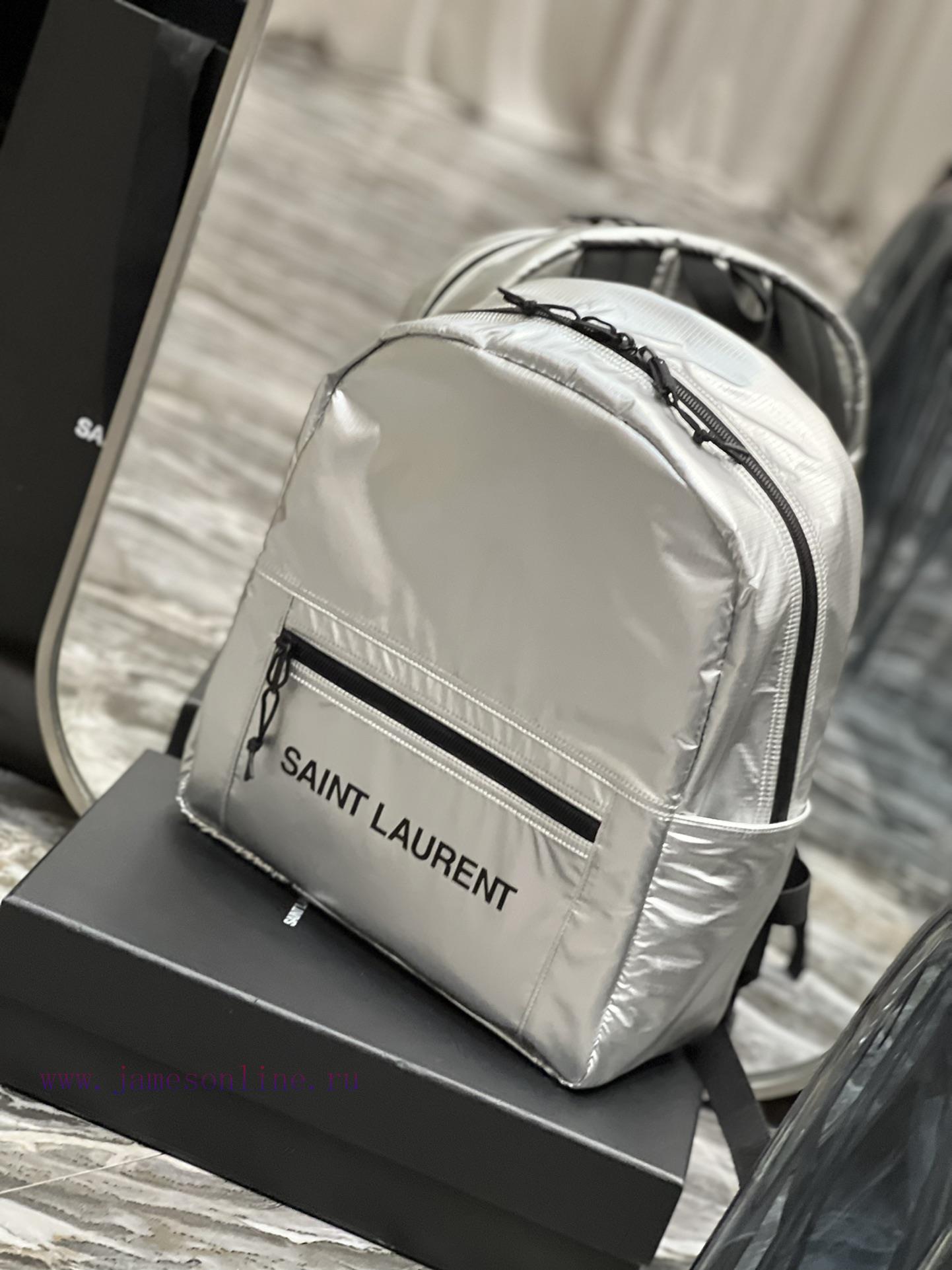 Yves Saint Laurent Bags Nylon backpack bagWear resistant and durable polished nylon fabric, lightweight and fashiona zlawuz2p - Image 3