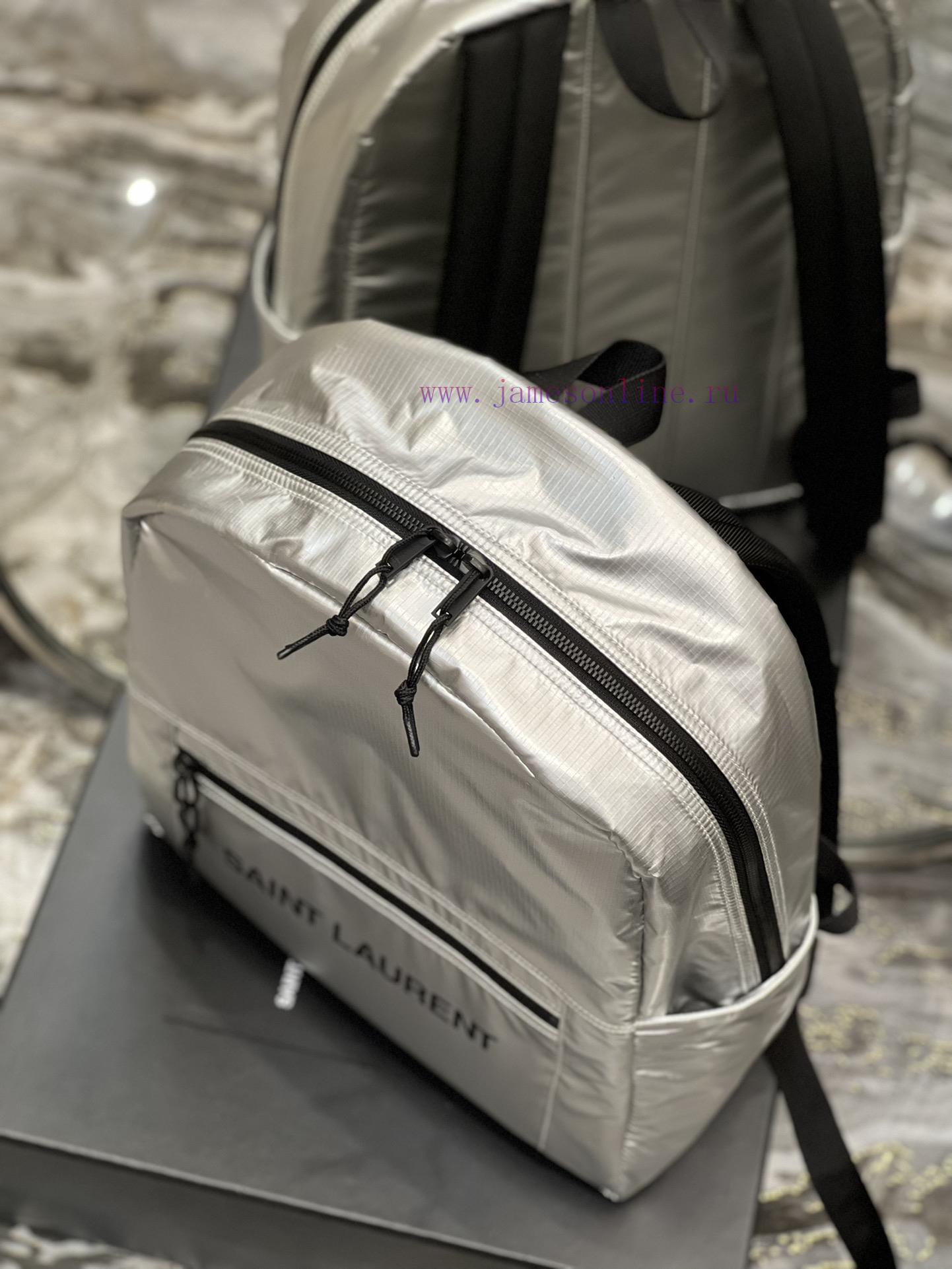 Yves Saint Laurent Bags Nylon backpack bagWear resistant and durable polished nylon fabric, lightweight and fashiona zlawuz2p - Image 4