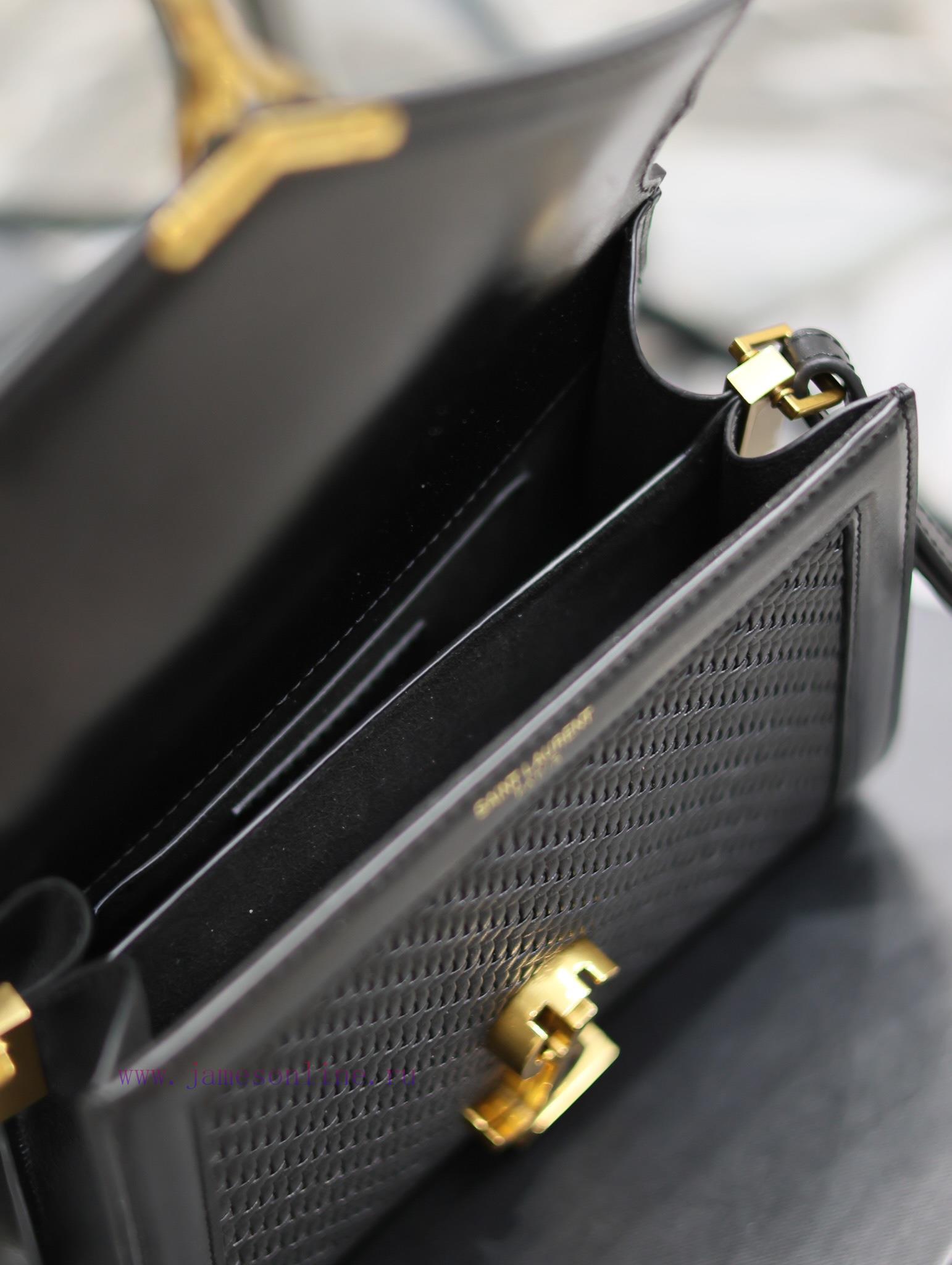 Yves Saint Laurent Bags CASSANDRA mini_Weaving and matching with the top layer of cowhide briefcase, the splicing of 13vet51e - Image 10