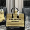 Yves Saint Laurent Bags Summer limited edition Lafite grass weaving style_Rive Gauche Tote Bag, Left Bank Shopping B qykt7z1q