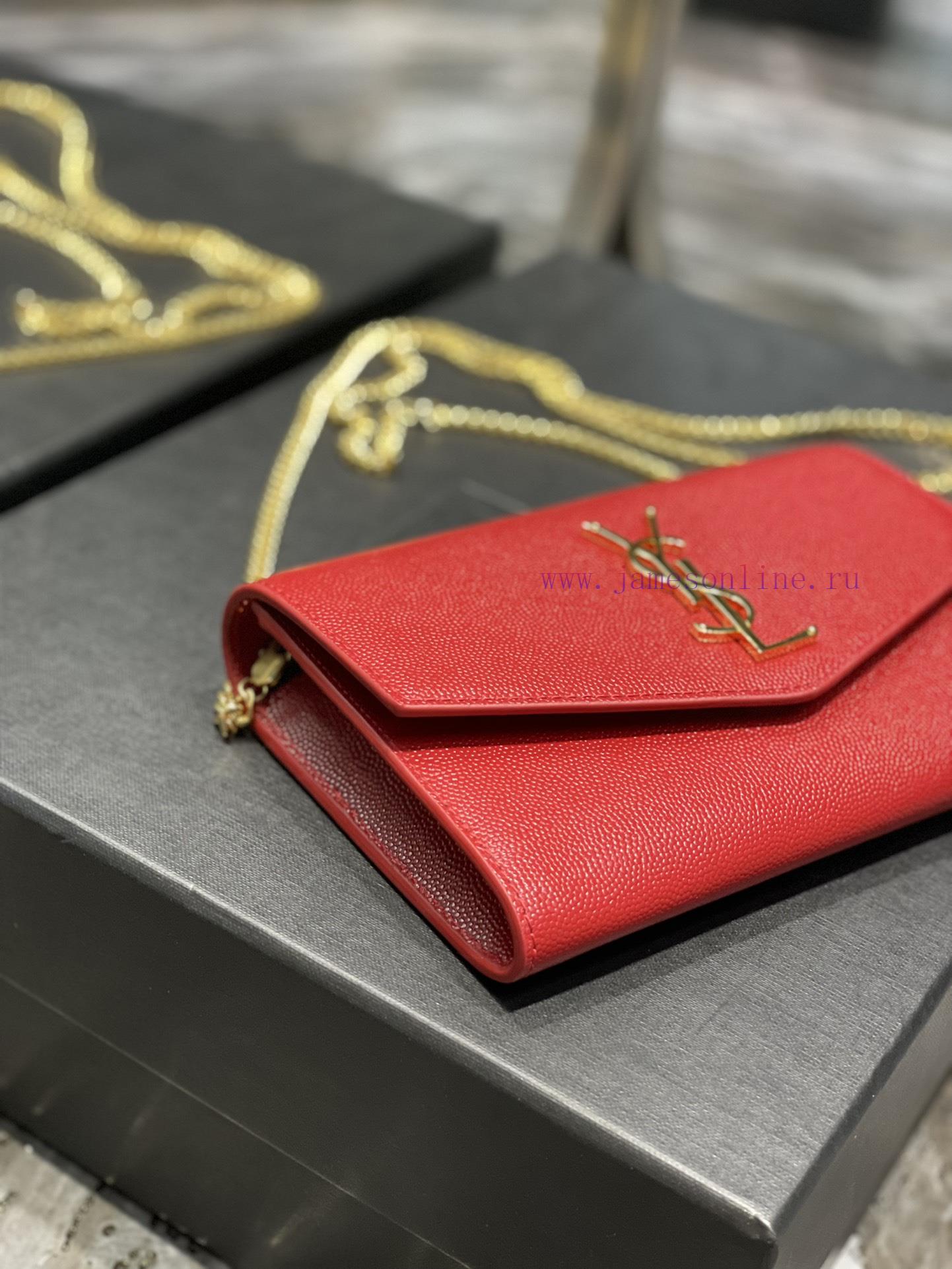 Yves Saint Laurent Bags 𝑈𝑝𝑡𝑜𝑤𝑛 _ Mini envelope packageThe most classic iconic metal logo, paired with a detachable c jbzbh1f6 - Image 7