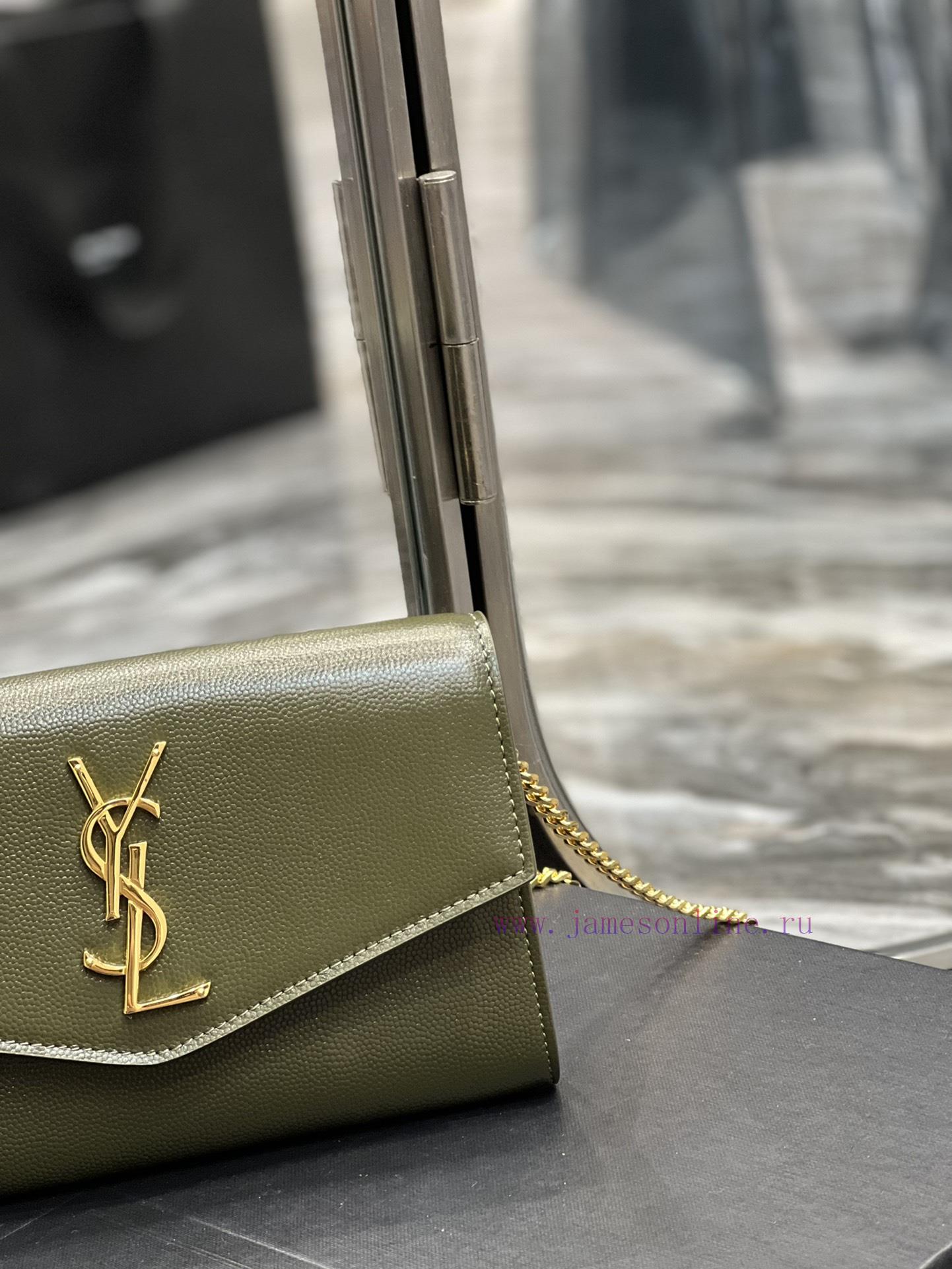 Yves Saint Laurent Bags 𝑈𝑝𝑡𝑜𝑤𝑛 _ Mini envelope packageThe most classic iconic metal logo, paired with a detachable c br0j67qf - Image 4