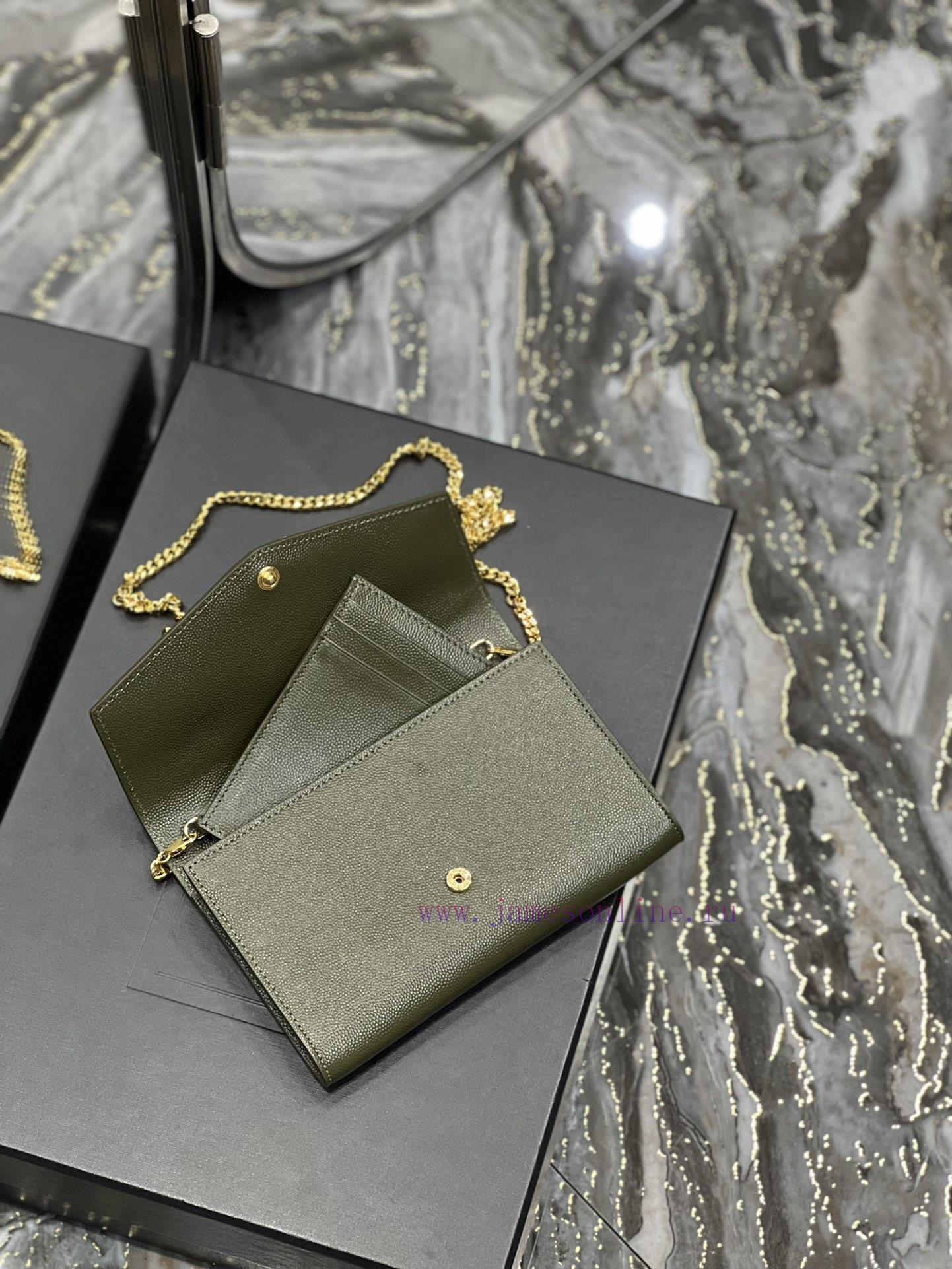 Yves Saint Laurent Bags 𝑈𝑝𝑡𝑜𝑤𝑛 _ Mini envelope packageThe most classic iconic metal logo, paired with a detachable c br0j67qf - Image 6