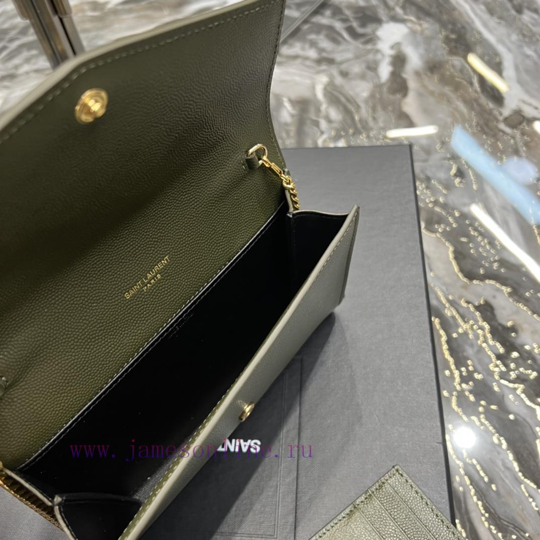 Yves Saint Laurent Bags 𝑈𝑝𝑡𝑜𝑤𝑛 _ Mini envelope packageThe most classic iconic metal logo, paired with a detachable c br0j67qf - Image 8