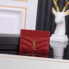 Yves Saint Laurent Bags SLoro Piana card clip credit clip metal interlocking YSL standard, jacquard embossed stitchi xt2n9xfk