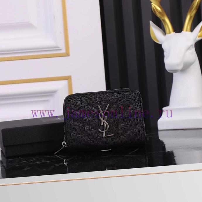 Yves Saint Laurent Bags Equipped with a complete set of the latest packagingThe SLoro Piana short round zipper walle luhxkmde
