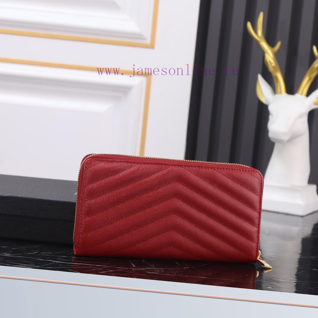 Yves Saint Laurent Bags Y's popular wallet, a brand new upgraded version of the V-line single pull model, is a top t 9xg7223p - Image 3