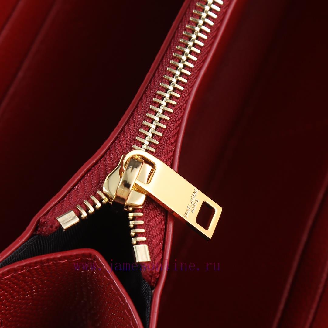 Yves Saint Laurent Bags Y's popular wallet, a brand new upgraded version of the V-line single pull model, is a top t 9xg7223p - Image 8