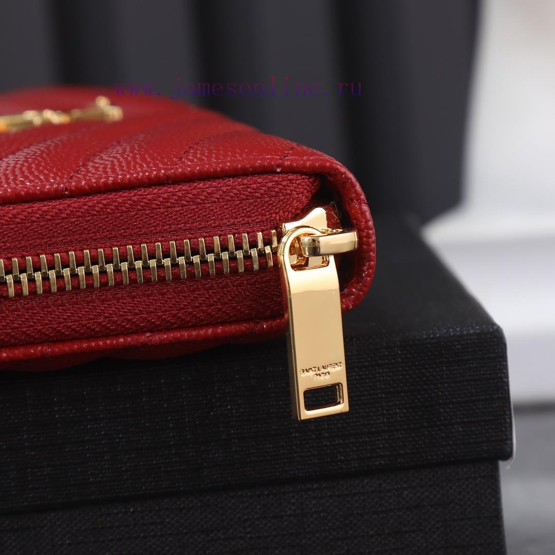Yves Saint Laurent Bags Y's popular wallet, a brand new upgraded version of the V-line single pull model, is a top t 9xg7223p - Image 9