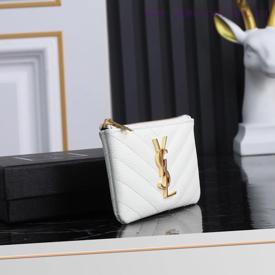 Yves Saint Laurent Bags The first key bag in the YSL series, featuring a V-shaped chain bag and a key ring with exqu wkwt09ez - Image 4