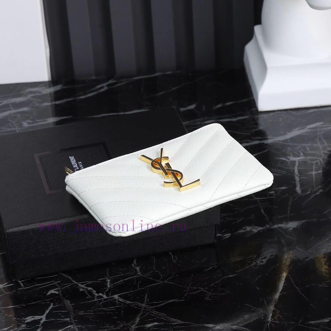 Yves Saint Laurent Bags The first key bag in the YSL series, featuring a V-shaped chain bag and a key ring with exqu wkwt09ez - Image 5