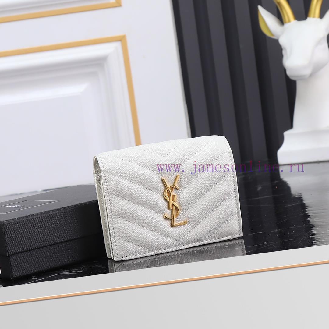 Yves Saint Laurent Bags Y Home Short Clip Authentic Development Imported cowhide pressed caviar with one central com 59rdfvde - Image 2