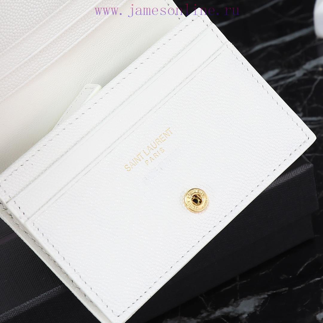 Yves Saint Laurent Bags Y Home Short Clip Authentic Development Imported cowhide pressed caviar with one central com 59rdfvde - Image 8