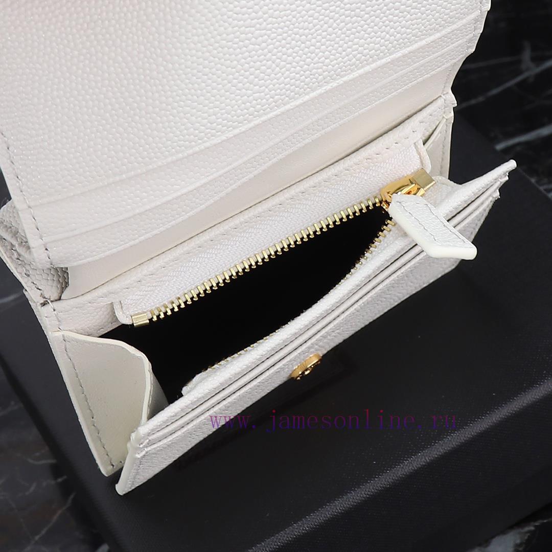 Yves Saint Laurent Bags Y Home Short Clip Authentic Development Imported cowhide pressed caviar with one central com 59rdfvde - Image 9