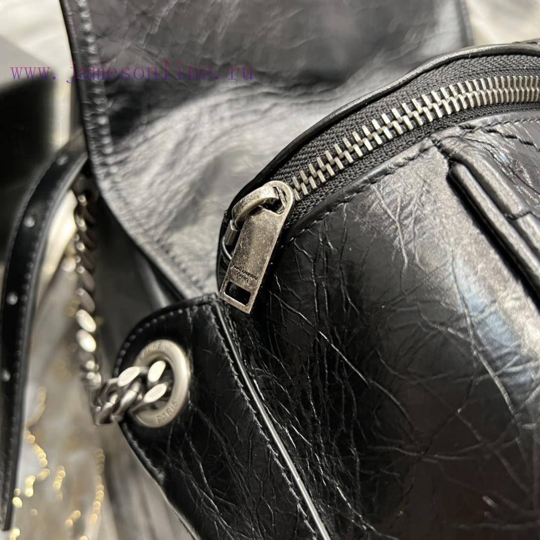 Yves Saint Laurent Bags Niki derived series waist bag NIKI BODY BAG. adopts the hottest Niki wrinkled oil wax cowhid riuydfei - Image 8